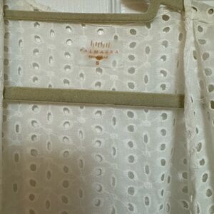 Palmacea Size Small eyelet Beach Cover Up